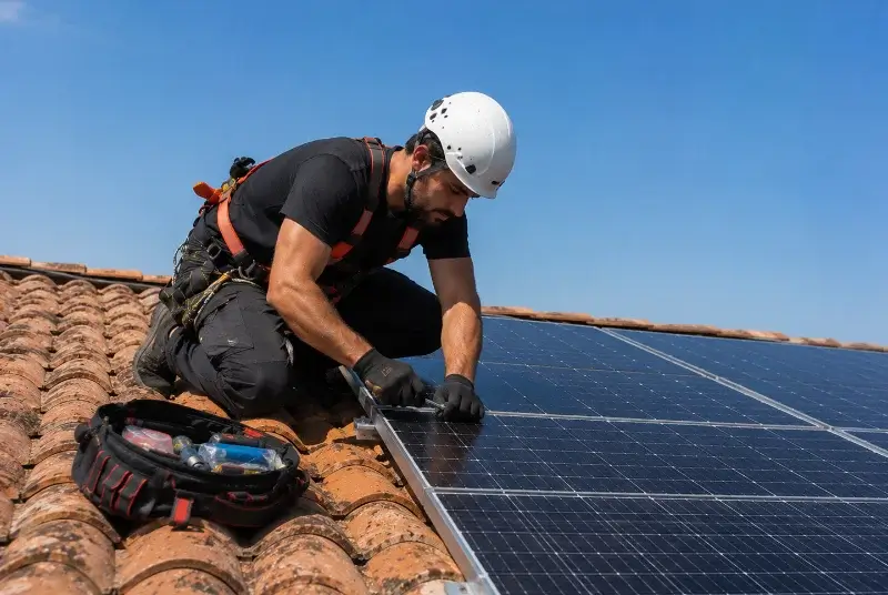 Maintenance et monitoring de panneaux solaires à Viens